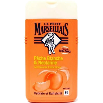 Buy LE PETIT MARSEILLAIS SHOWER GEL WHITE PEACH NECTARINE 250ML