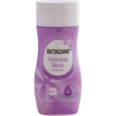 Buy Betadine Feminine Wash Liquid 50ml Online in Singapore
