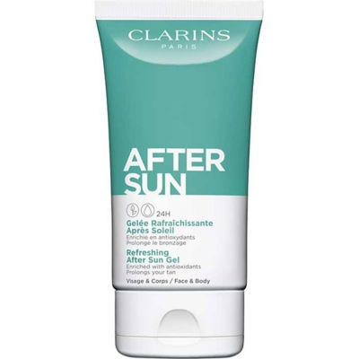 clarins sun face