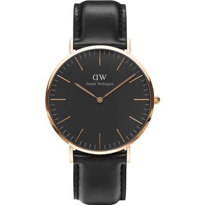 Daniel wellington rose gold black outlet face