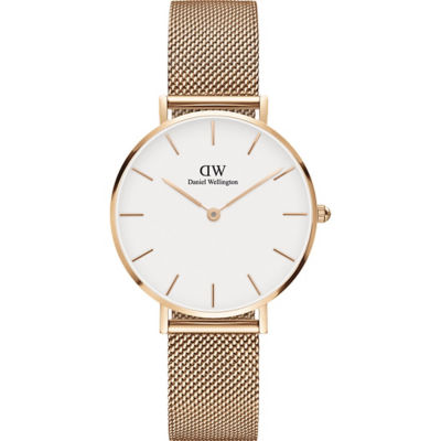 Buy DANIEL WELLINGTON Classic Petite Melrose White 32mm Rose Gold