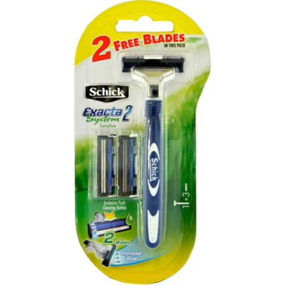 Buy SCHICK EXACTA2 MEN'S DISPOSABLE RAZOR + 2 BLADES Online in Singapore