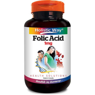 Buy Holistic Way Folic Acid 1mg 100s Tablets Online in Singapore