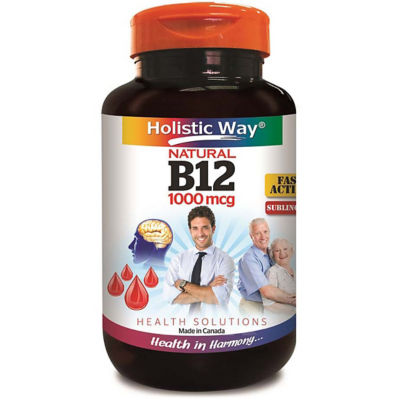 Buy Holistic Way Vitamin B12 ( Natural Source ) 1000mg 90s tablets