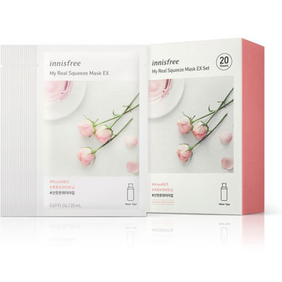 Buy Innisfree My Real Squeeze Mask [Rose] Set Online Singapore