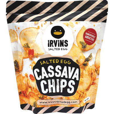 Buy Irvins Salted Egg Cassava Chips (105g) Online in Singapore