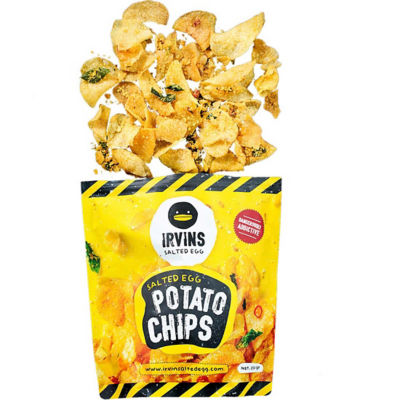 Buy Irvins Salted Egg Potato Chips (230g) Online In Singapore | IShopChangi