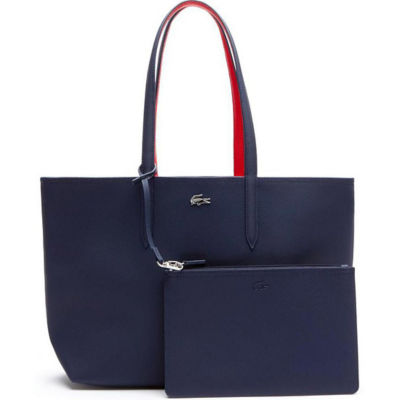 lacoste women's anna reversible bicolour tote bag