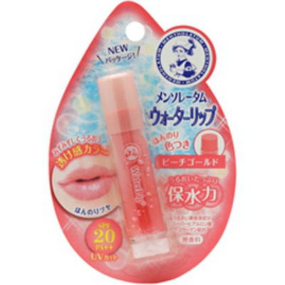 Buy MENTHOLATUM WATERLIP TINTED PEACH GOLD LIP BALM 4.5G Online in