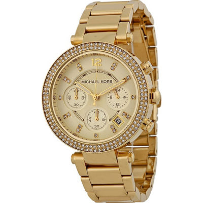 Gold plated michael kors on sale watch