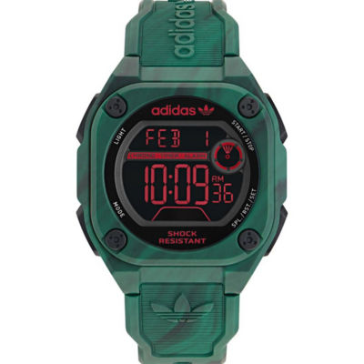 Buy adidas Originals City Tech Two Grfx 45mm - Grn/Red/Grn Resin