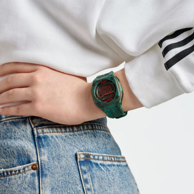 Buy adidas Originals City Tech Two Grfx 45mm - Grn/Red/Grn Resin