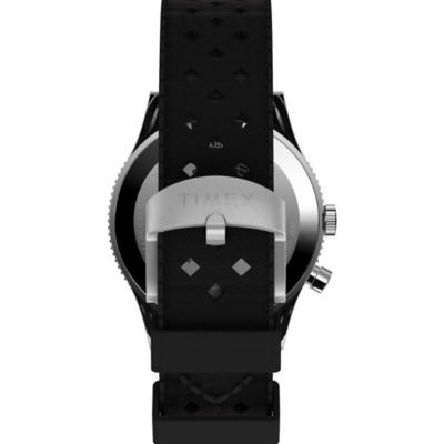 Timex Waterbury Traditional Gmt 39mm - Sst/Blk/Blk Syn Rubber (TW2W22600) 3