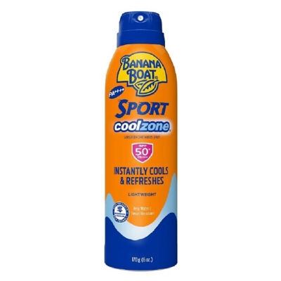 Banana Boat Sport Coolzone SPF50+ Sunscreen Spray 170G