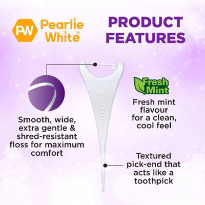 Pearlie White Y-字形 牙线棒 36'S 3