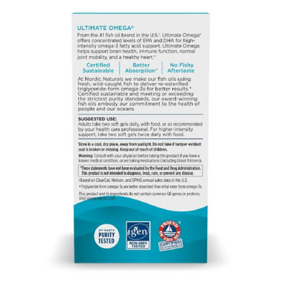 NORDIC NATURALS, Ultimate Omega 1280 毫克顶级鱼油 (柠檬味) 4