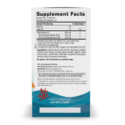 NORDIC NATURALS, 终极欧米茄，初级，500毫克，90可咀嚼软胶囊 3