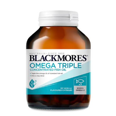BLACKMORES OMEGA TRIPLE CONCENTRATED FISH OIL 60S 1