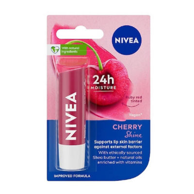 NIVEA CHERRY SHINE LIP BALM 4.8G