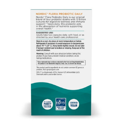 NORDIC NATURALS 北欧植物群益生菌每日配方胶囊（60粒） 4