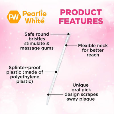 Pearlie White 塑料牙签 110'S 6