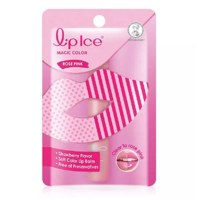 MENTHOLATUM Lipice Magic Color Rose Pink Strawberry 2g