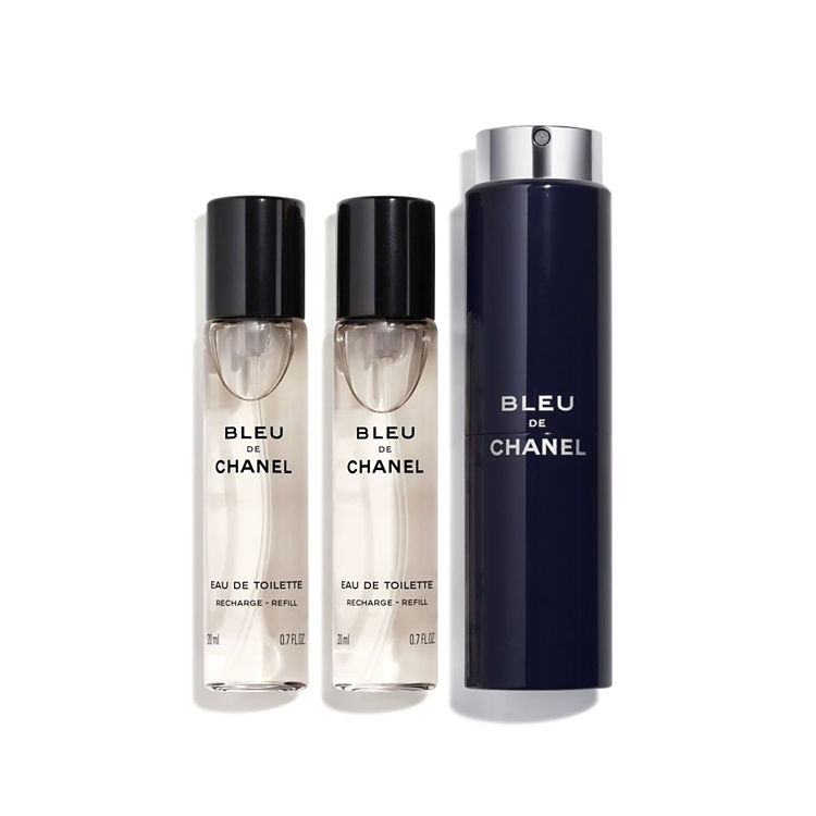 [国内正規品] Bleu de Chanel Parfum Travel Set CHANEL | iShopChangi