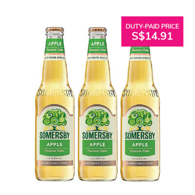 Buy SOMERSBY APPLE (330ML*3) Best Before OctDec 2020 Online Singapore