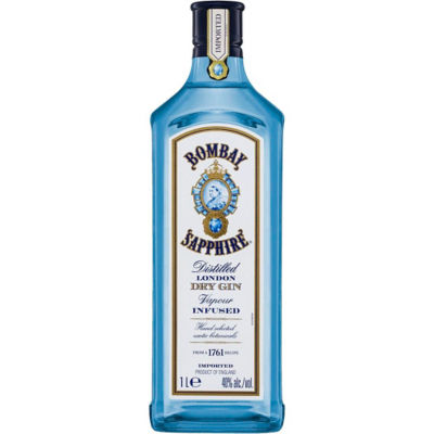 BOMBAY SAPPHIRE GIN 1000ML 40%