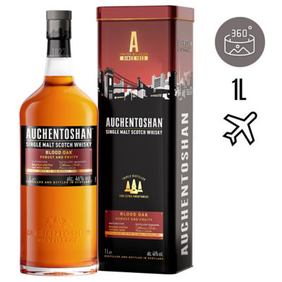 AUCHENTOSHAN BLOOD OAK 1000ML 46% TIN GTR 5