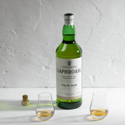 Buy LAPHROAIG 4OAK 1000ML GTR 40% Online in Singapore | iShopChangi
