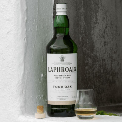 Buy LAPHROAIG 4OAK 1000ML GTR 40% Online in Singapore | iShopChangi