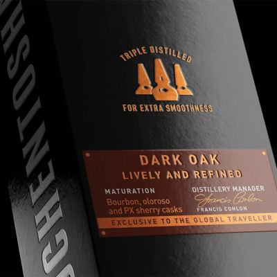 AUCHENTOSHAN DARK OAK 1000ML 43% CTN GTR 4