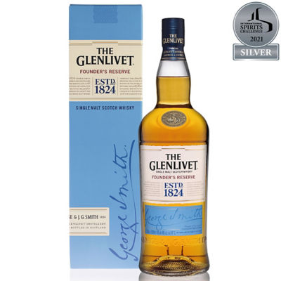 THE GLENLIVET FOUNDER'S RESERVE SINGLE MALT WHISKY 40% 1000ML