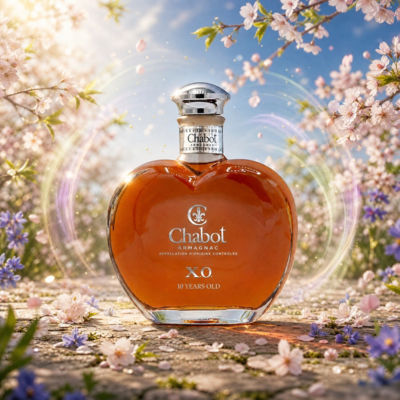 CHABOT XO COEUR SILVER ARMAGNAC 500ML WITH GIFT BOX 3
