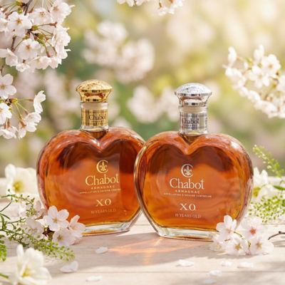 CHABOT XO COEUR SILVER ARMAGNAC 500ML WITH GIFT BOX 4