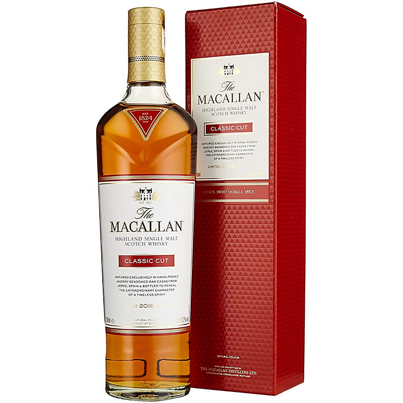 Buy The Macallan Classic Cut 2018 Single Malt Whisky 700ml Online Singapore Ishopchangi