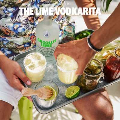 ABSOLUT LIME VODKA 1000ML 5