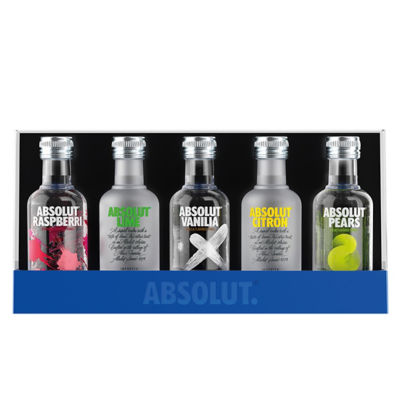 Buy Absolut Five Vodka 40 50ml X 5 Miniature Pack Online In Singapore Ishopchangi