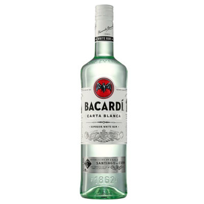 BACARDI CARTA BLANCA 1000ML 40%