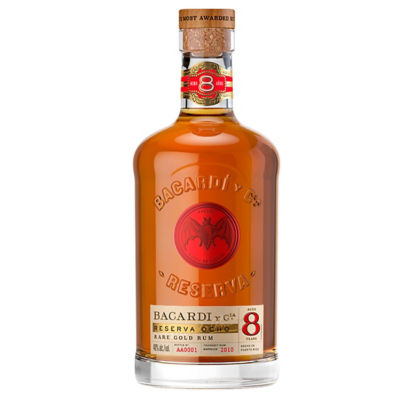 BACARDI 8 RESERVA OCHO RUM 1000ML 40%