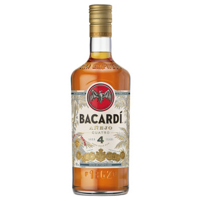 BACARDI ANEJO CUATRO RUM 1000ML 40%