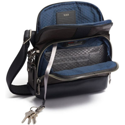 Tumi crossbody leather hot sale