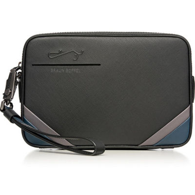 braun buffel clutch bag man