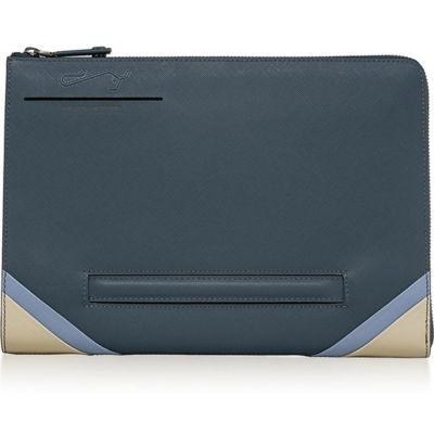 braun buffel clutch bag man