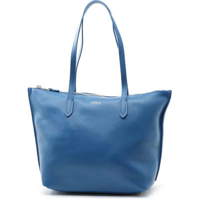 furla blue handbag