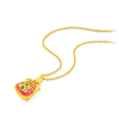 Chow Tai Fook 周大福999足金 【星马转款】吊坠 - 叠叠盒R24999 3