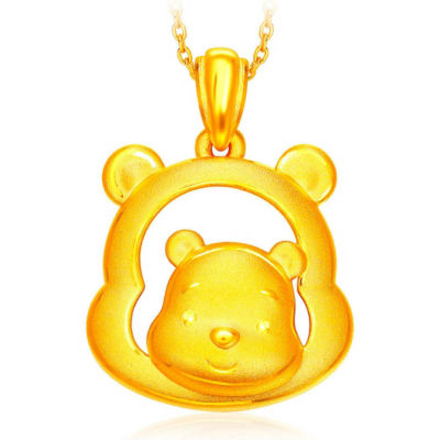 Winnie the pooh hot sale gold necklace