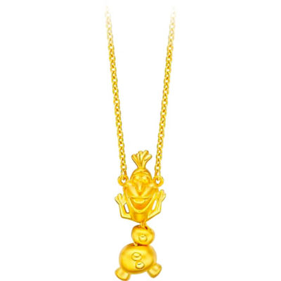 Pure gold store necklace