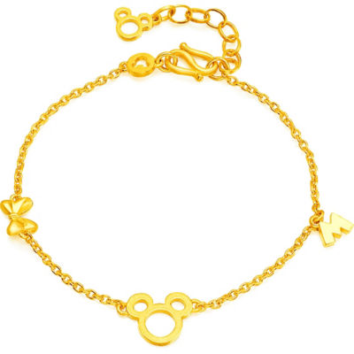 Pure hot sale gold bracelet